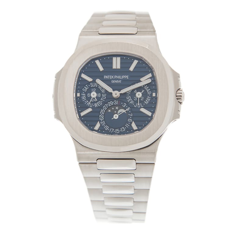Nautilus Perpetual Calendar White Gold Blue Dial 40mm Product Image 1