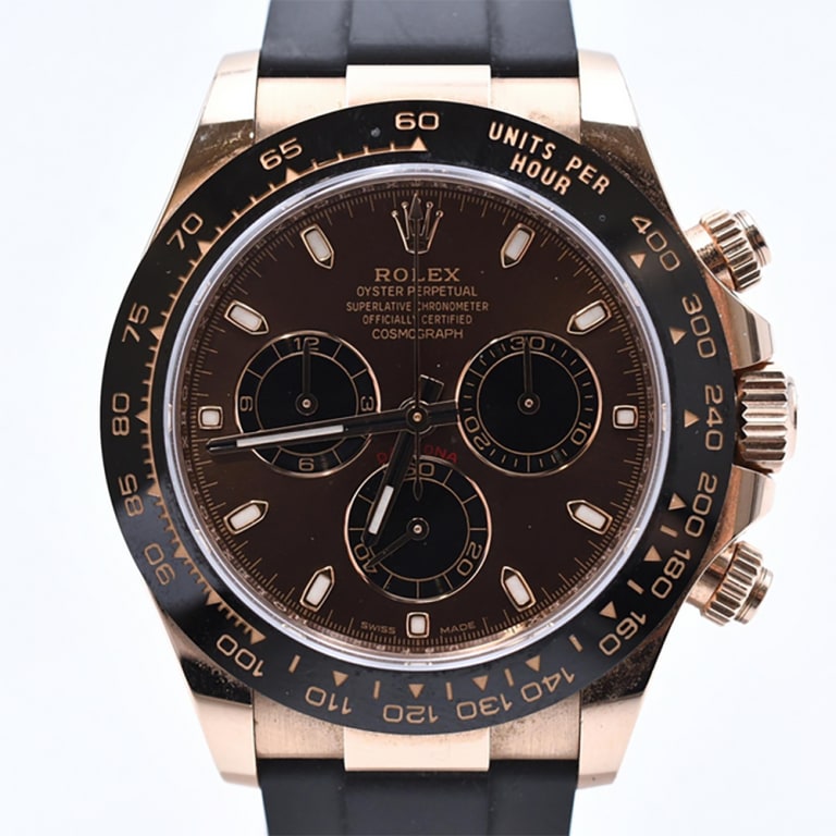 Daytona Rose Gold Oysterflex Brown Dial 40mm Product Image 2