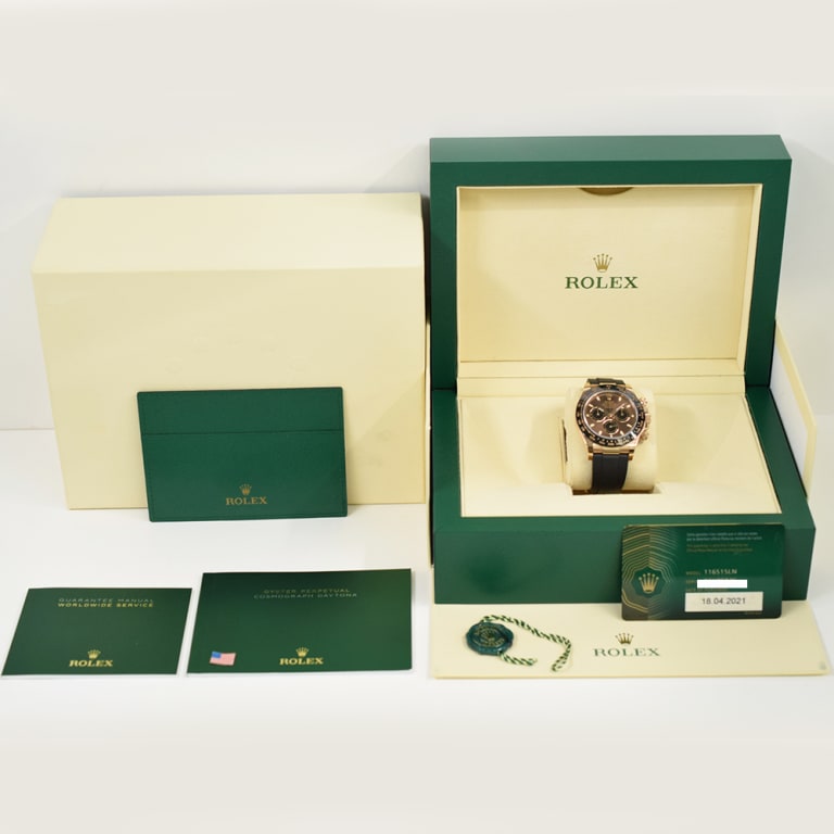 Daytona Rose Gold Oysterflex Brown Dial 40mm Product Image 12