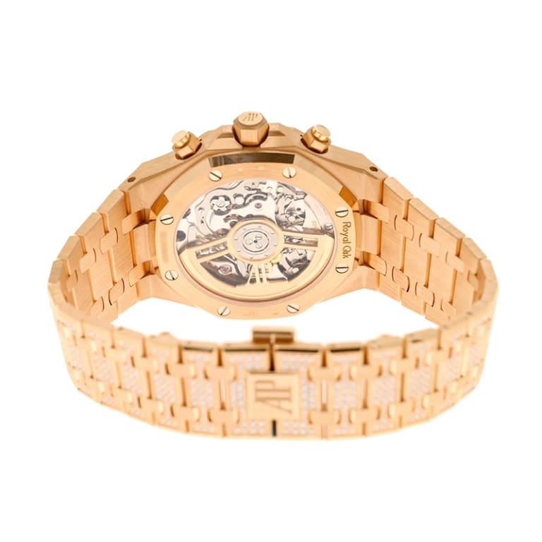 Royal Oak Chronograph Rose Gold Diamond Pave Dial 41mm Product Image 4