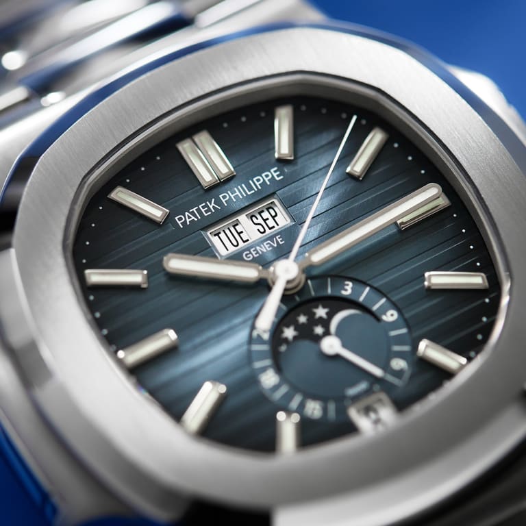 Nautilus Annual Calendar Steel Blue Dial 40mm (Cal. 324) Product Image 14