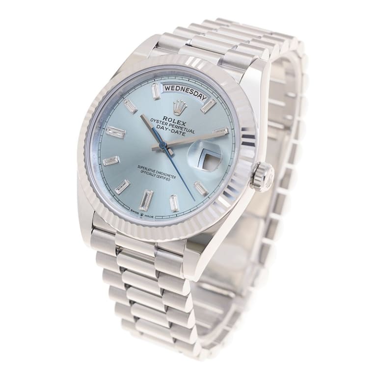 Day-Date Platinum Blue Dial 40mm Product Image 2