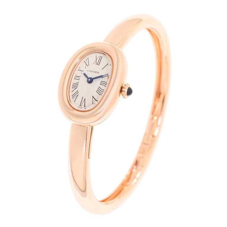 Baignoire de Cartier Size 15 Rose Gold White Dial 18mm Product Image 2
