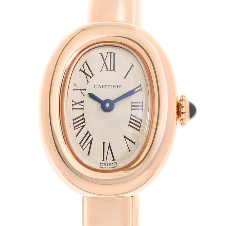 Baignoire de Cartier Size 15 Rose Gold White Dial 18mm Product Image 3