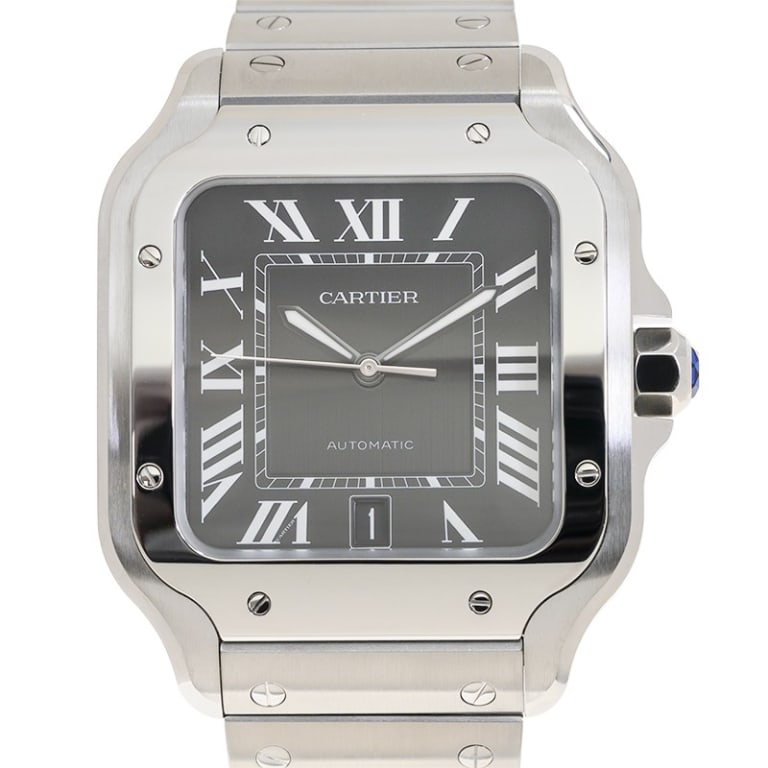 Santos de Cartier Steel Black Dial 39mm Product Image 3