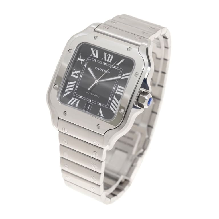 Santos de Cartier Steel Black Dial 39mm Product Image 2