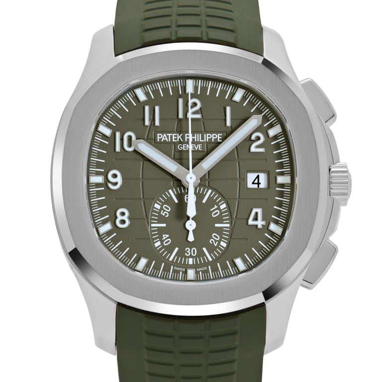 Aquanaut Chronograph White Gold Green Dial 42mm Product Image 2