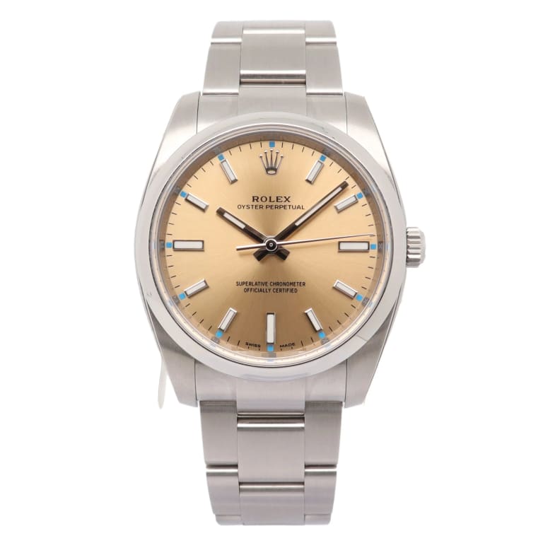 Oyster Perpetual Steel White Grape Dial 34mm Product Image 1