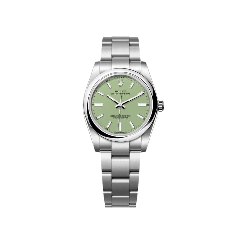 Oyster Perpetual Steel Pistachio Dial 34mm Product Image 1