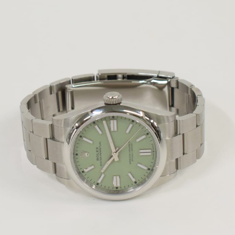 Oyster Perpetual Steel Pistachio Dial 41mm Product Image 3