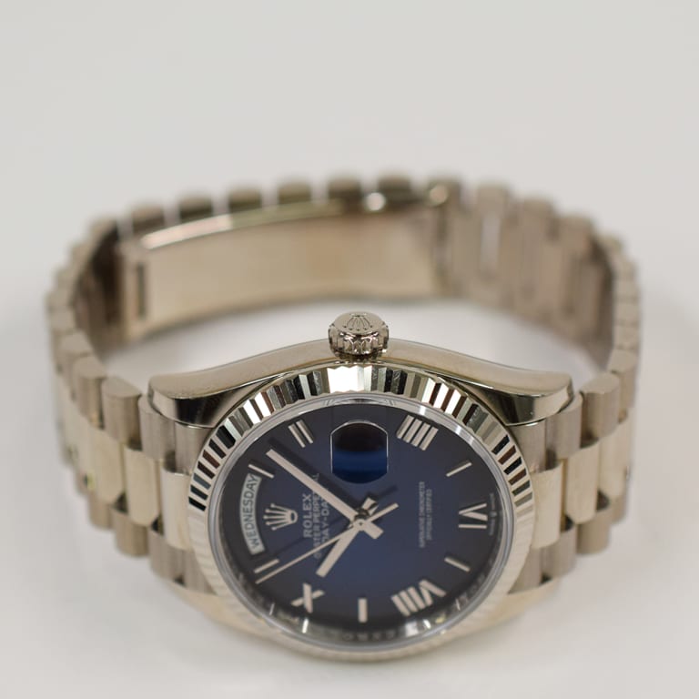 Day-Date White Gold Blue Ombré Dial 36mm Product Image 2