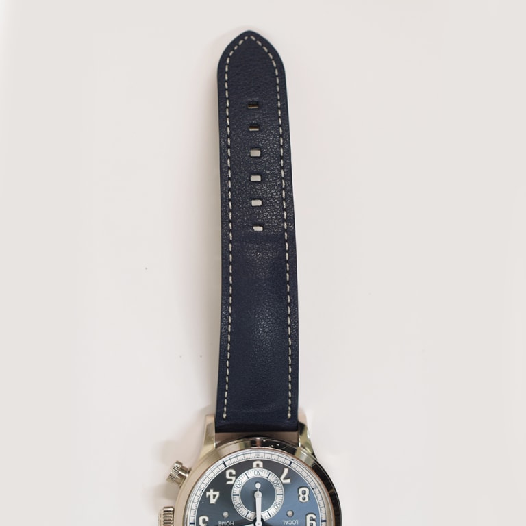 Calatrava Pilot Travel Time Chronograph White Gold Grey Dial 42mm Product Image 4