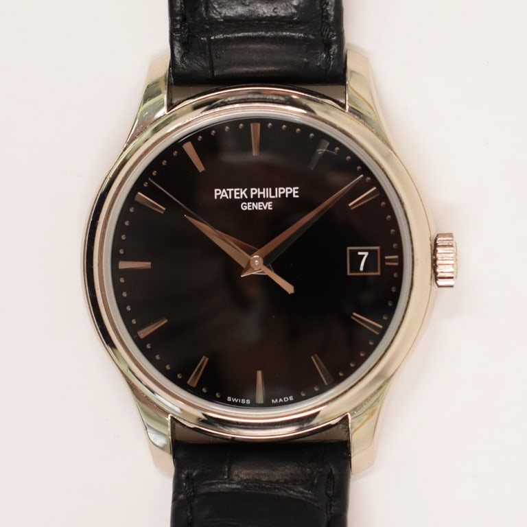Calatrava White Gold Black Dial 39mm Product Image 2