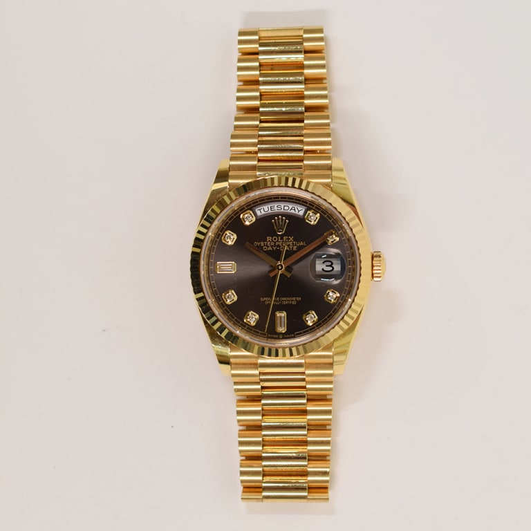 Day-Date Yellow Gold Grey Dial 36mm Product Image 1