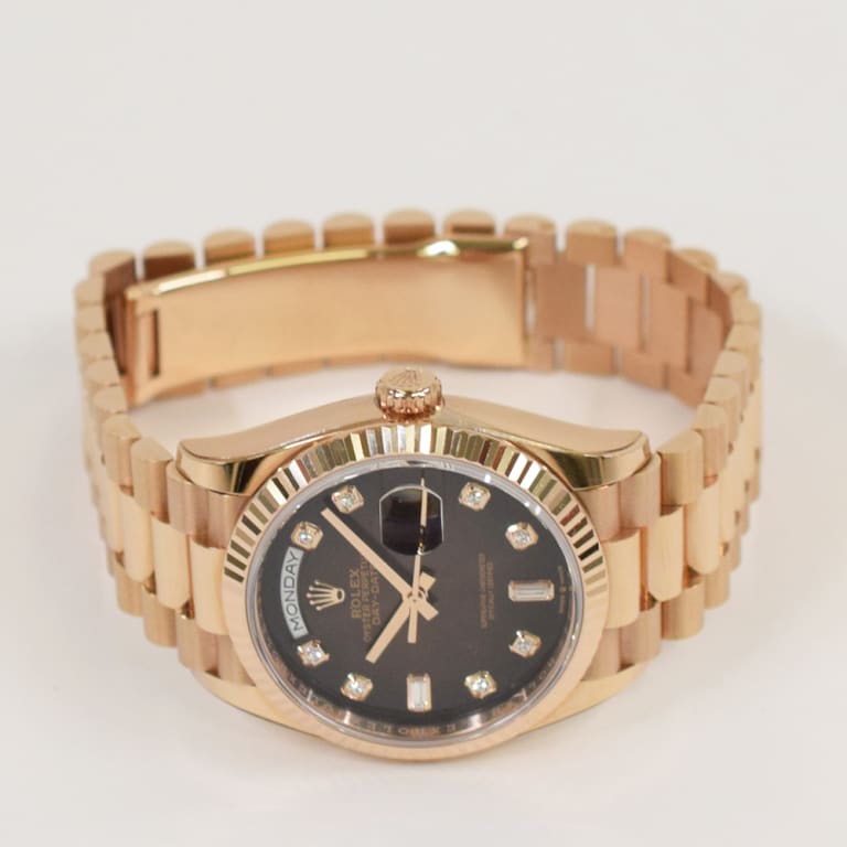 Day-Date Rose Gold Brown Ombré Dial 36mm Product Image 2