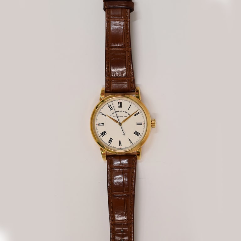 Richard Lange Yellow Gold Silver Dial 40mm Product Image 1
