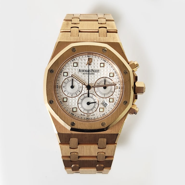 Royal Oak Chronograph Rose Gold White Dial 39mm Product Image 1
