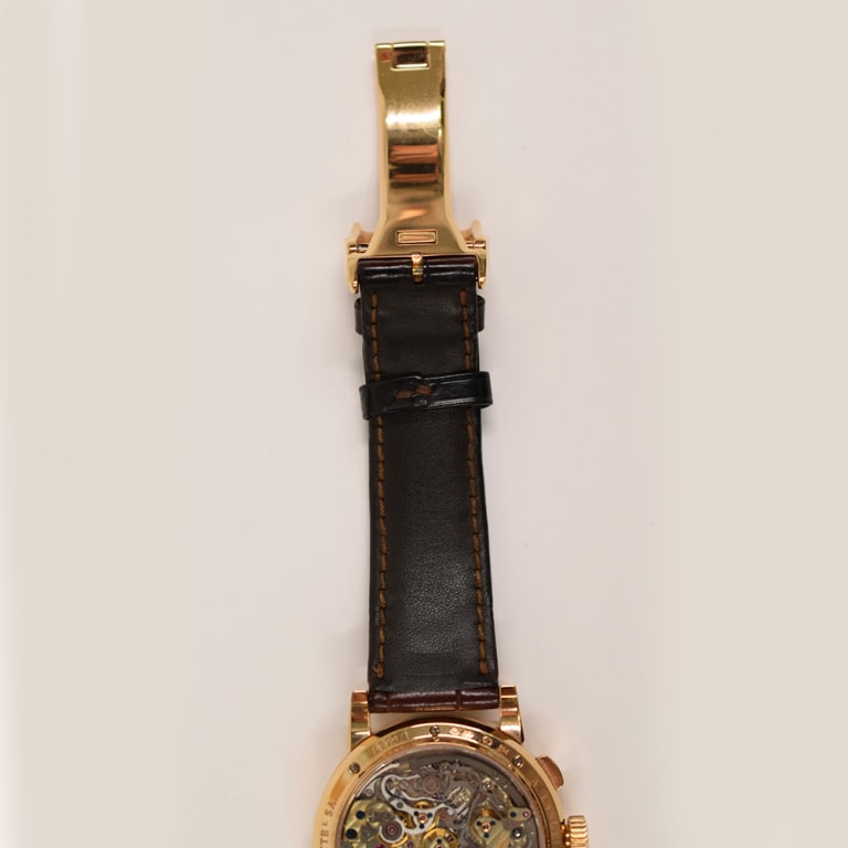 Saxonia Chronograph Rose Gold Silver Dial 39mm Product Image 5