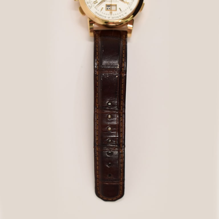 Saxonia Chronograph Rose Gold Silver Dial 39mm Product Image 4