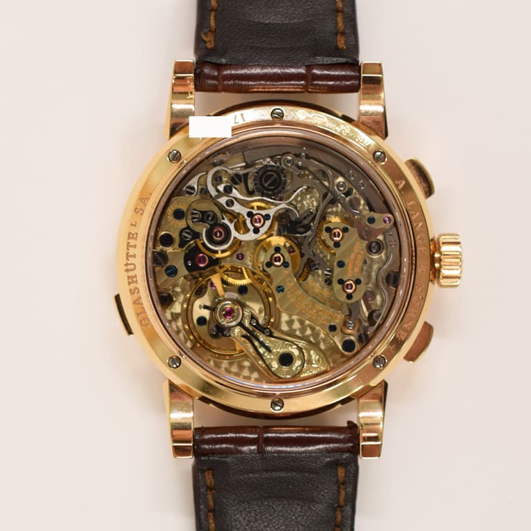 Saxonia Chronograph Rose Gold Silver Dial 39mm Product Image 7