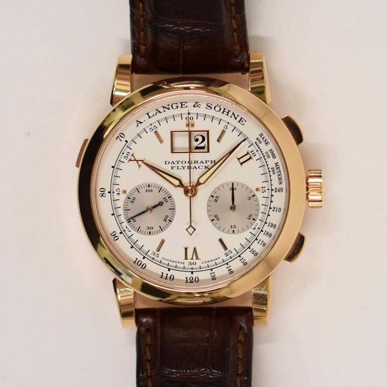 Saxonia Chronograph Rose Gold Silver Dial 39mm Product Image 2
