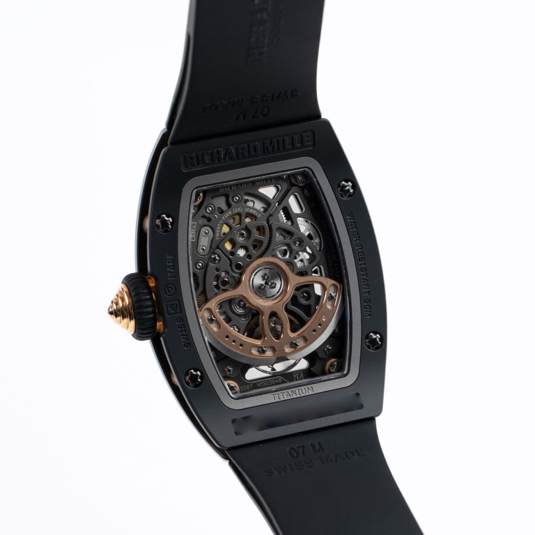 RM07-01 Ladies Ceramic Rose Gold Diamond Product Image 9