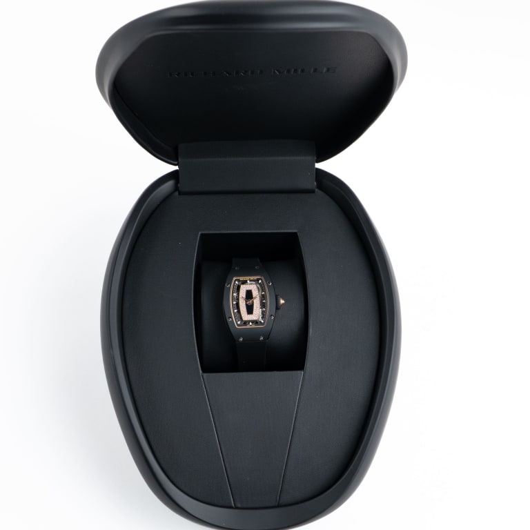 RM07-01 Ladies Ceramic Rose Gold Diamond Product Image 11
