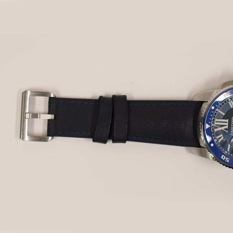 Calibre de Cartier Steel Blue Dial 42mm Product Image 4