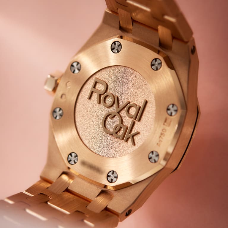 Royal Oak Mini Frosted Rose Gold Pink Dial 23mm Product Image 13