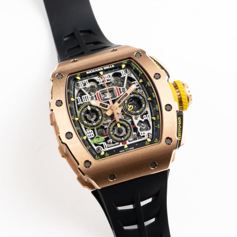 RM11-03 Full Rose Gold Chronograph Product Image 1