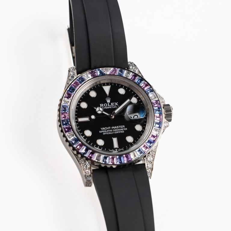 Yacht-Master "Cotton Candy" White Gold Black Dial 40mm Product Image 1
