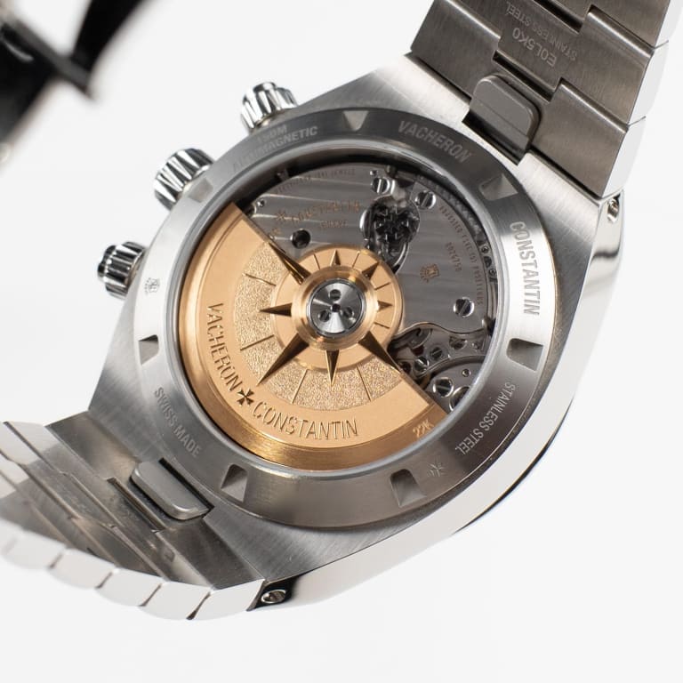 Overseas Chronograph Steel Black Dial 43mm Product Image 8