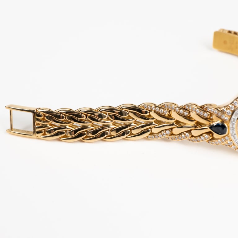 La Flamme Yellow Gold Diamond Pave Dial 23mm Product Image 7