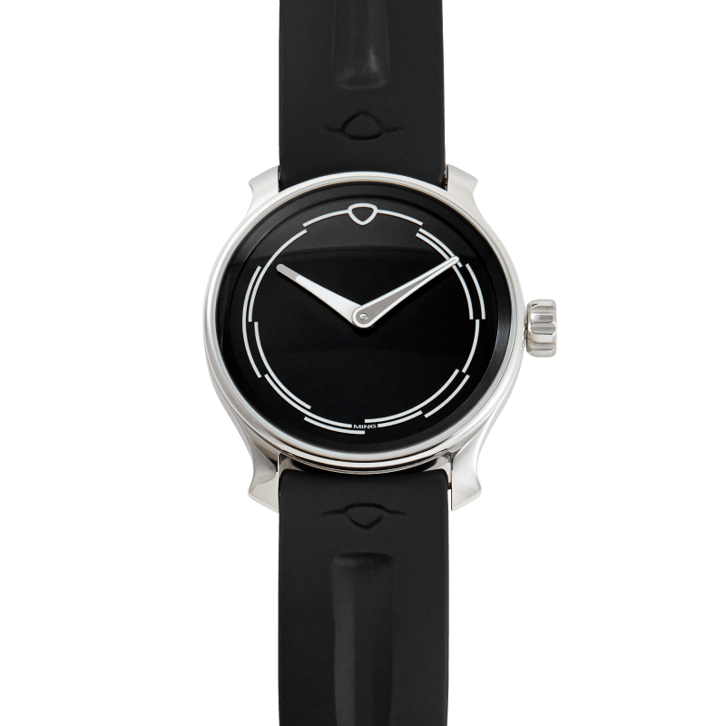 Photo of 37.02 Minimalist Steel Black Dial 38mm