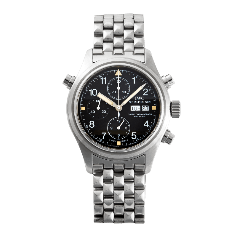 Photo of Pilots Rattrapante Doppelchronograph Steel Black Dial 42mm