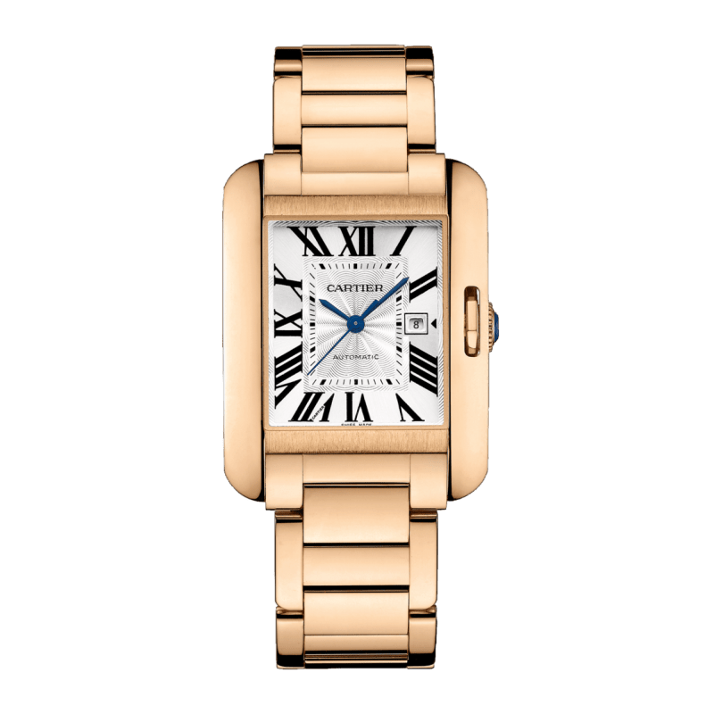 Photo of Tank Anglaise Rose Gold Silver Dial 29mm