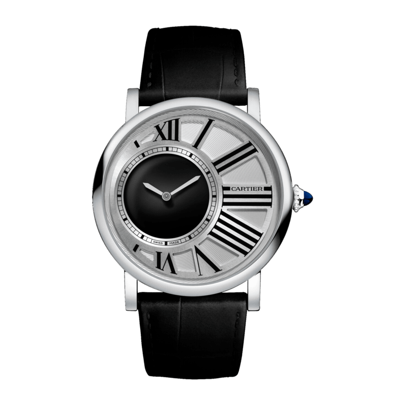 Photo of Rotonde de Cartier Mysterious Hours White Gold Silver Dial 42mm