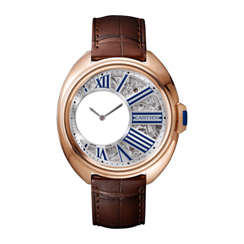 Photo of Clé de Cartier Mysterious Hours Rose Gold Skeleton Dial 41mm