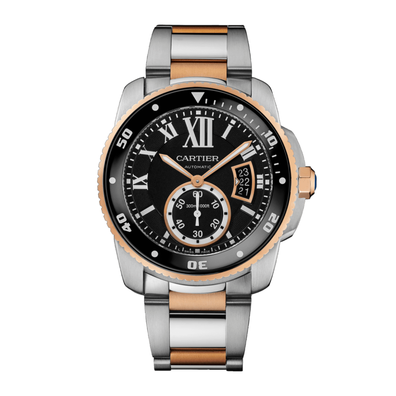 Cartier Calibre de Cartier Steel Black Dial 42mm W7100057 - Make