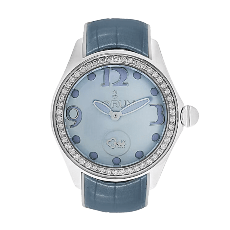 Photo of Bubble Steel Diamond Blue Dial 42mm