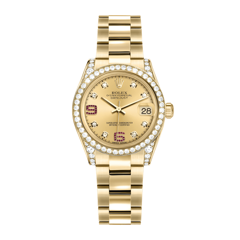 Photo of Datejust Yellow Gold Diamond Champagne Dial 31mm