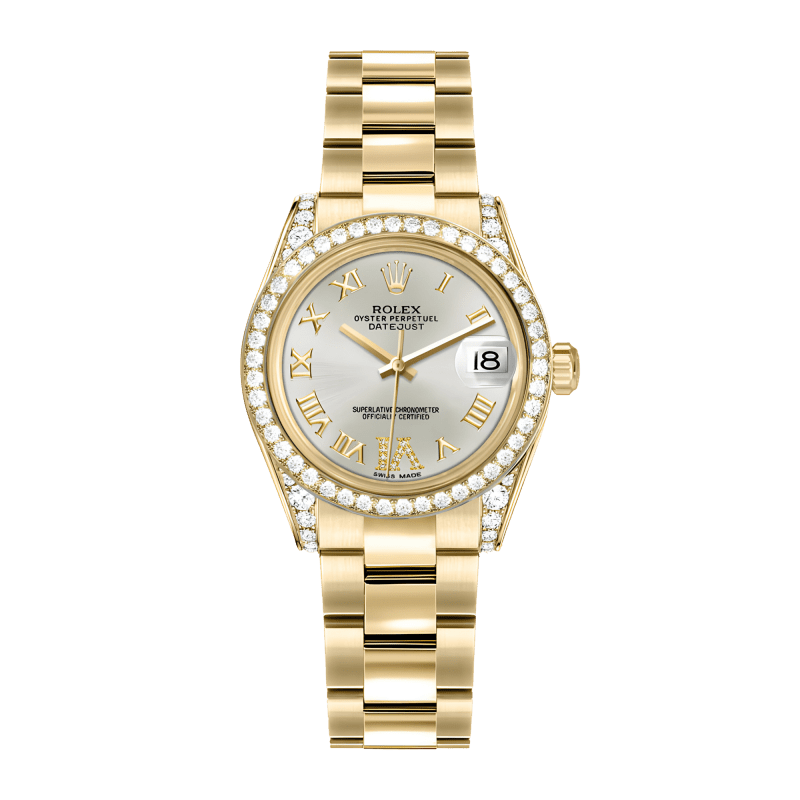 Photo of Datejust Yellow Gold Diamond Silver Dial 31mm