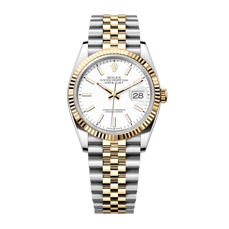 Photo of Datejust Yellow Gold & Steel Jubilee White Dial 36mm