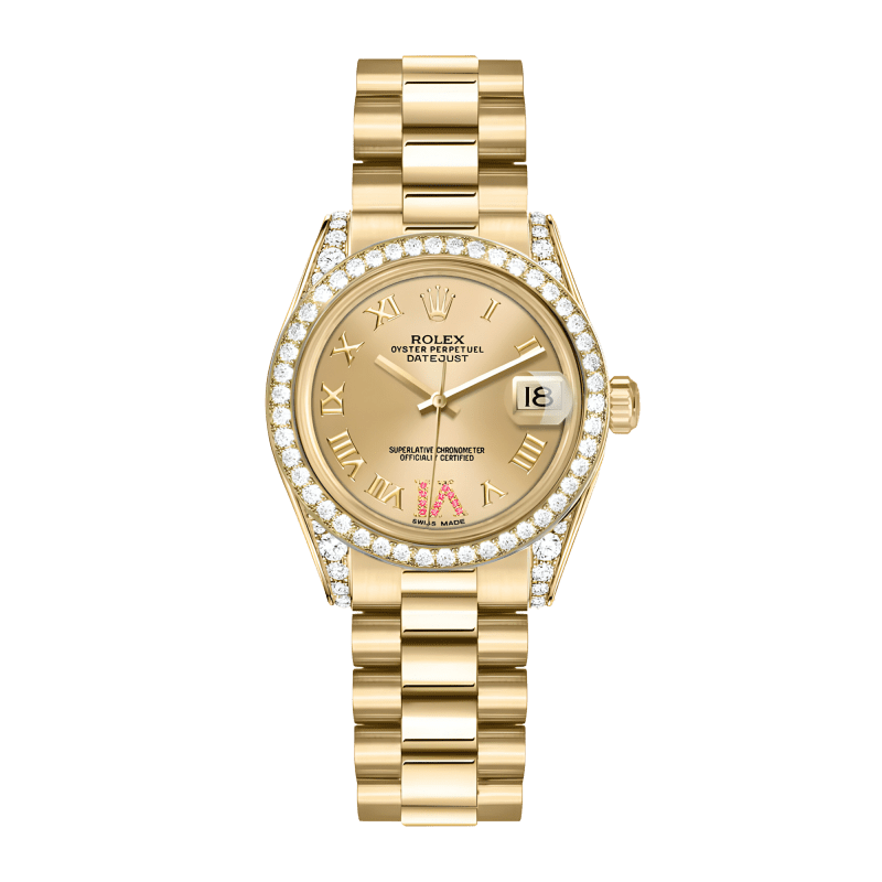 Photo of Datejust Yellow Gold Diamond Champagne Dial 31mm