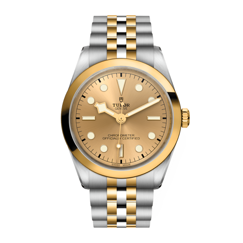 Tudor Black Bay Yellow Gold & Steel Diamond Champagne Dial 36mm