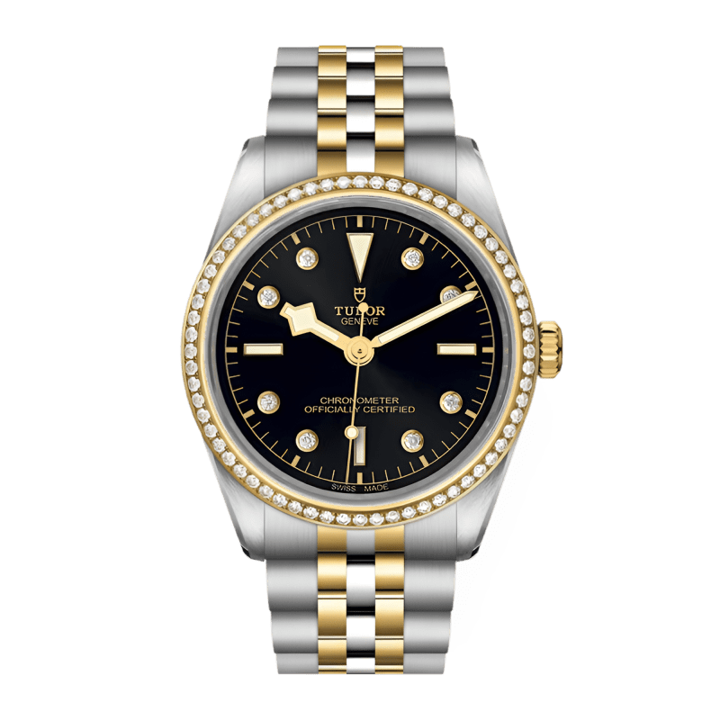 Photo of Black Bay Yellow Gold & Steel Diamond Black Dial 36mm