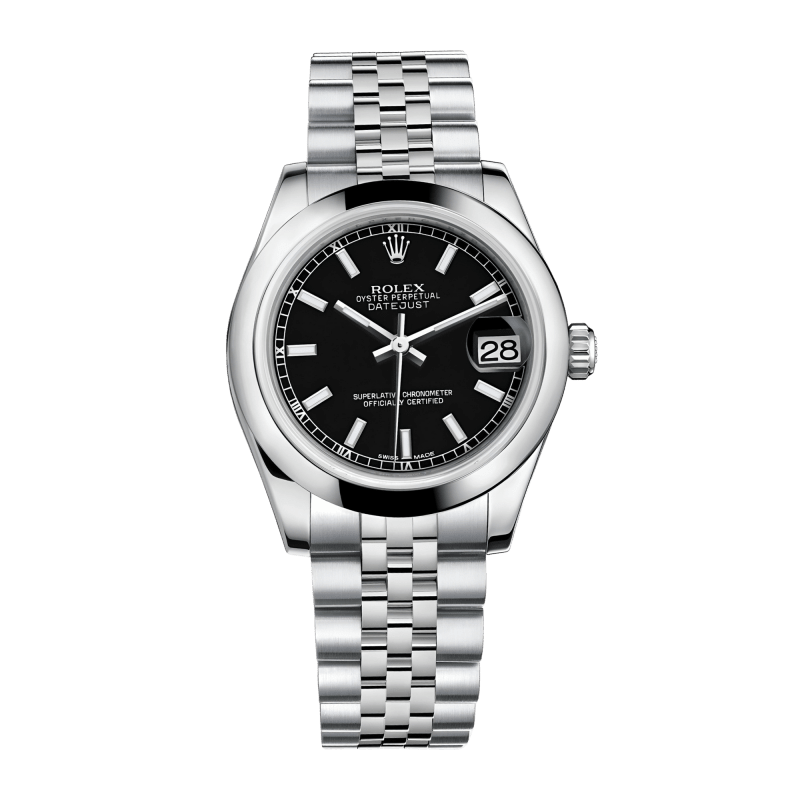 【返品?交換対象商品】 Rolex Datejust Steel Jubilee Black Dial 31mm 278274-0002 ブレスレット/バングル