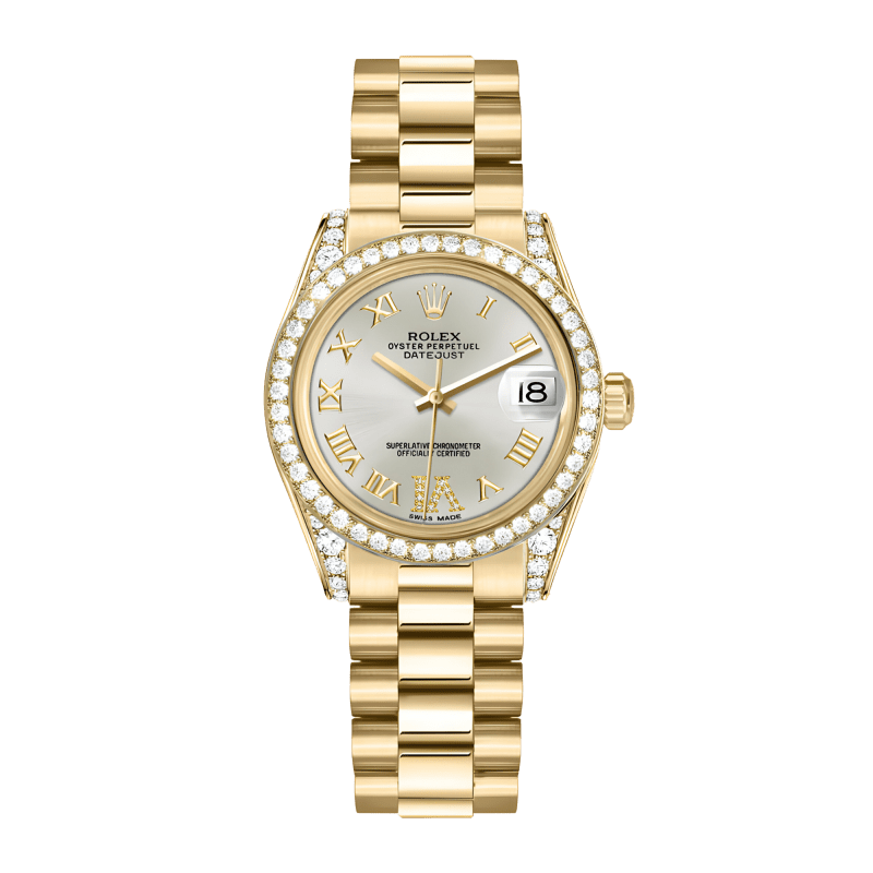 Photo of Datejust Yellow Gold Diamond Silver Dial 31mm
