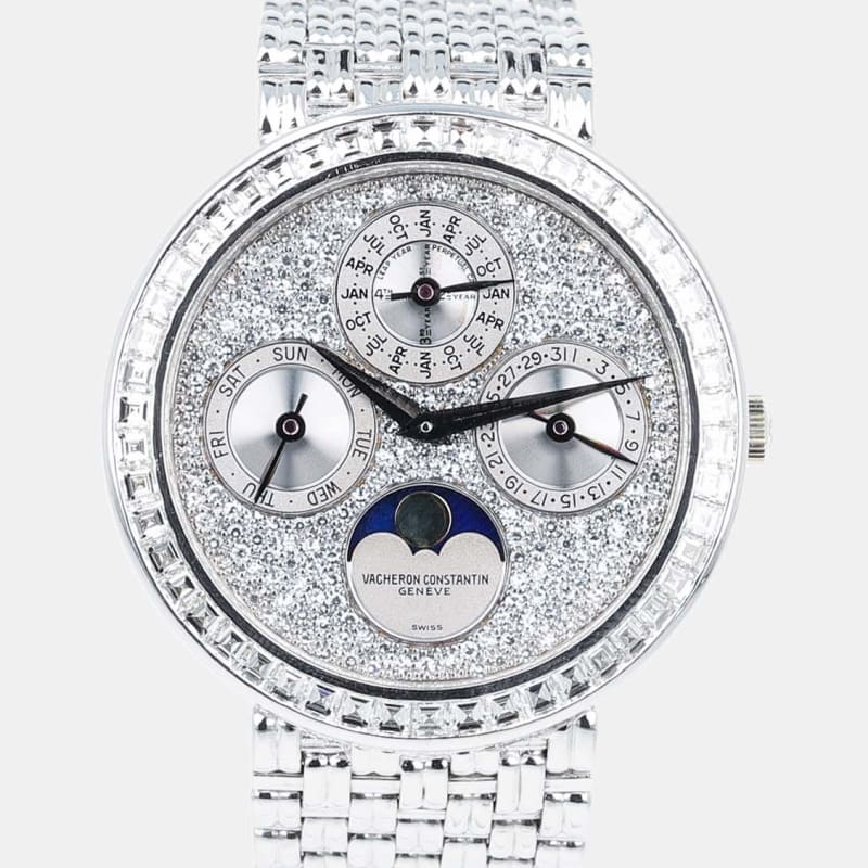 Photo of Patrimony Perpetual Calendar Platinum & Gem-Set 35mm