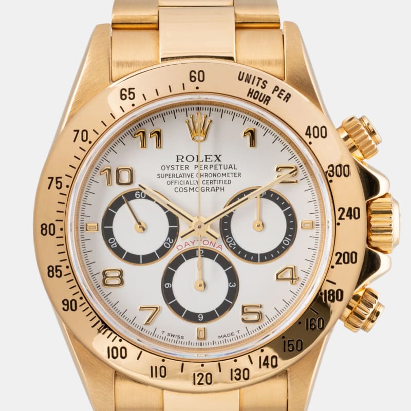 Photo of Daytona Yellow Gold White Dial 40mm